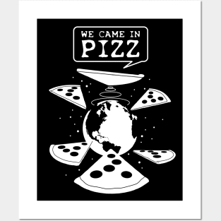 Pizza From Space Posters and Art